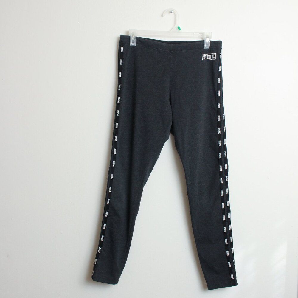 Victoria's Secret PINK Lounge Leggings Womens Large Charcoal Gray